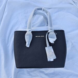 Black Michael Kors Jet Set Travel Tote XS